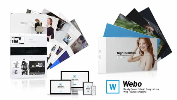 Webo Web Promo - VideoHive 33448529