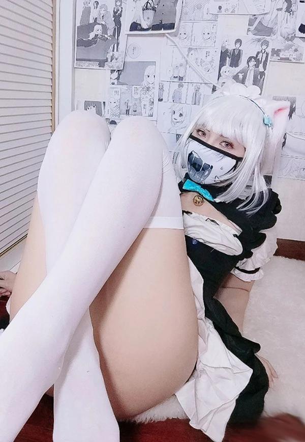 白虎福利姬Miao喵酱2025漫画风女仆人体合集2(21)