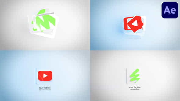 Minimal 3D Logo For After Effects - VideoHive 55866924