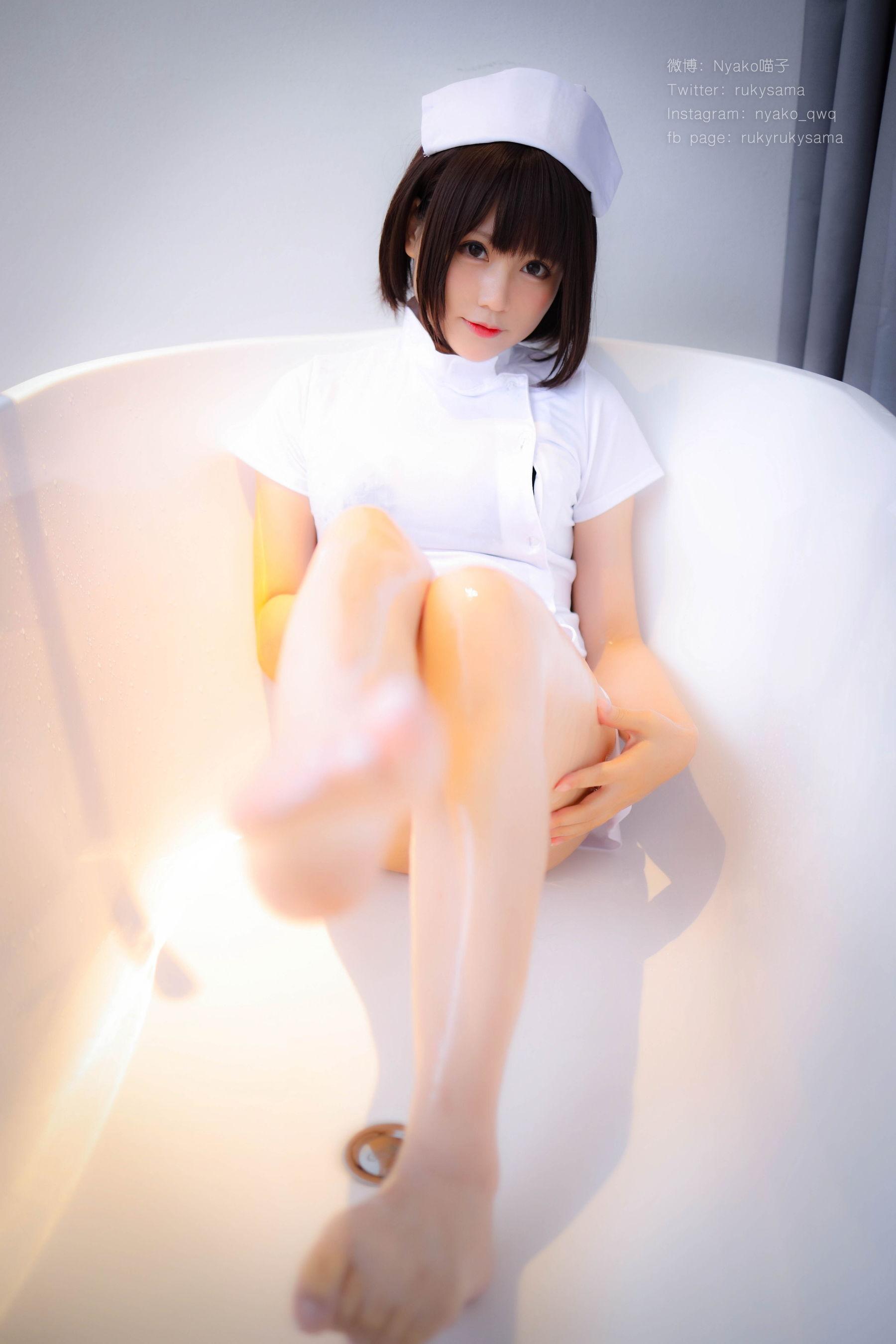 Nyako喵子 《白丝护士服》 写真集(51)