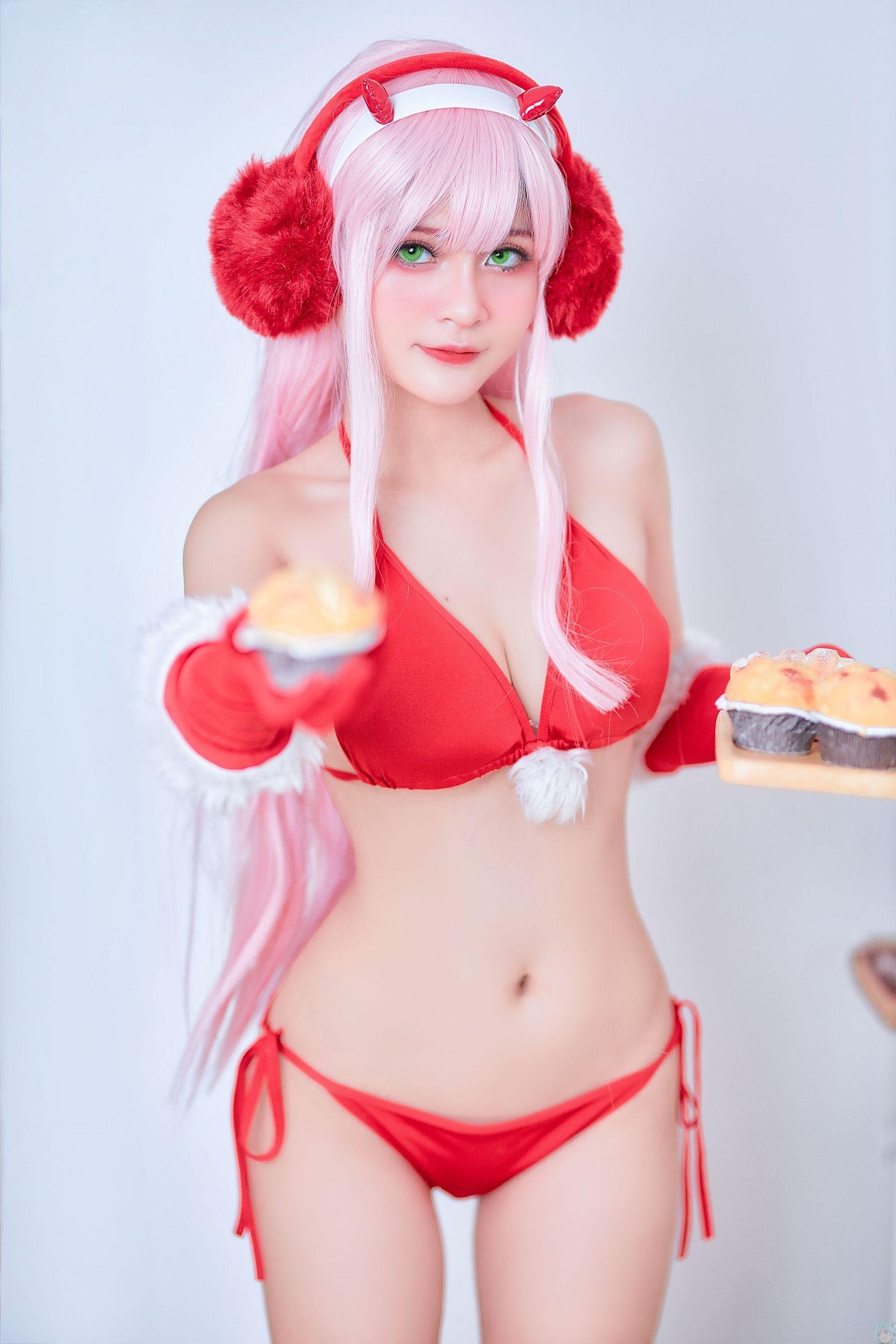 [Cosplay] Azami福利 – Zero Two X-Mas(24)