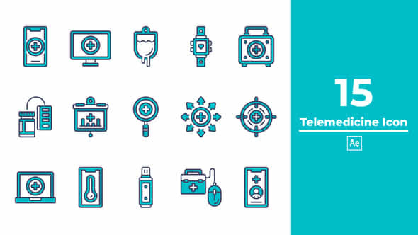 Telemedicine Icon - VideoHive 48368840