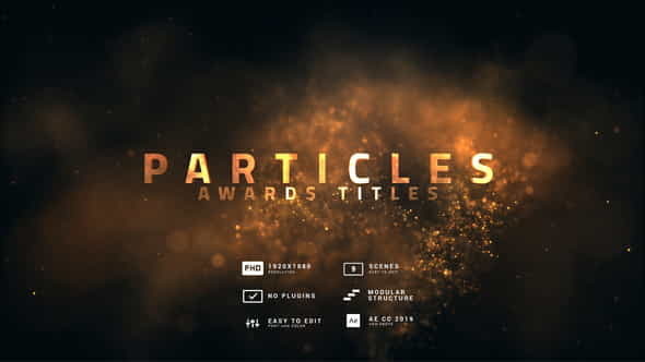 Particles | Awards Titles - VideoHive 34613148