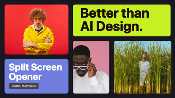 Multiscreen Slideshow Perfect Dynamic Opener Split Screen - VideoHive 51210569