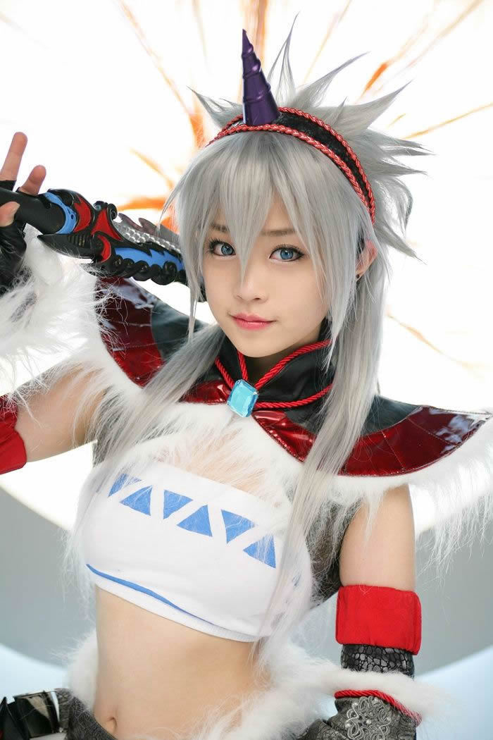 网红美女cosplay螺旋猫PS无圣光套图写真(13)