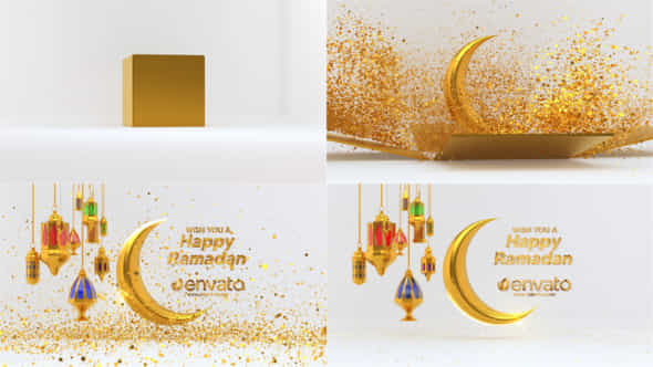 Ramadan logo intro - VideoHive 44444736