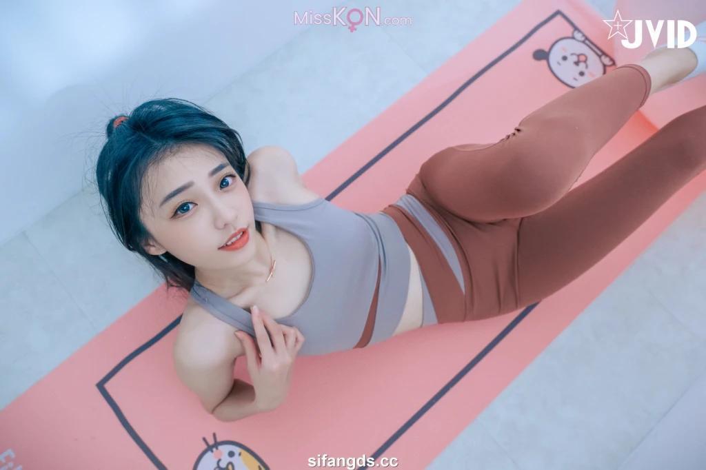 [JVID] 妍妍 Angel:【禁忌瑜珈課程】 瑜珈教練的秘密 裸體私人課程 (224 photos )(48)