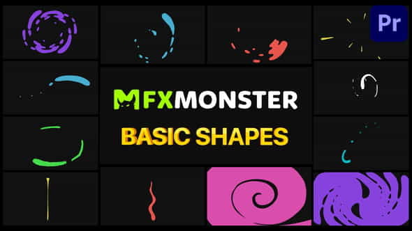 Basic Shapes Pack | Premiere - VideoHive 29383530