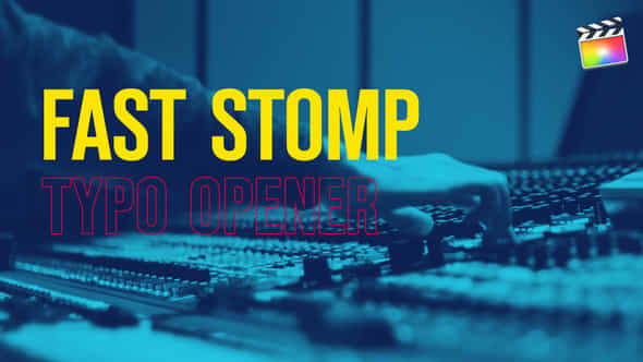 Fast StompTypography Opener - VideoHive 29668972