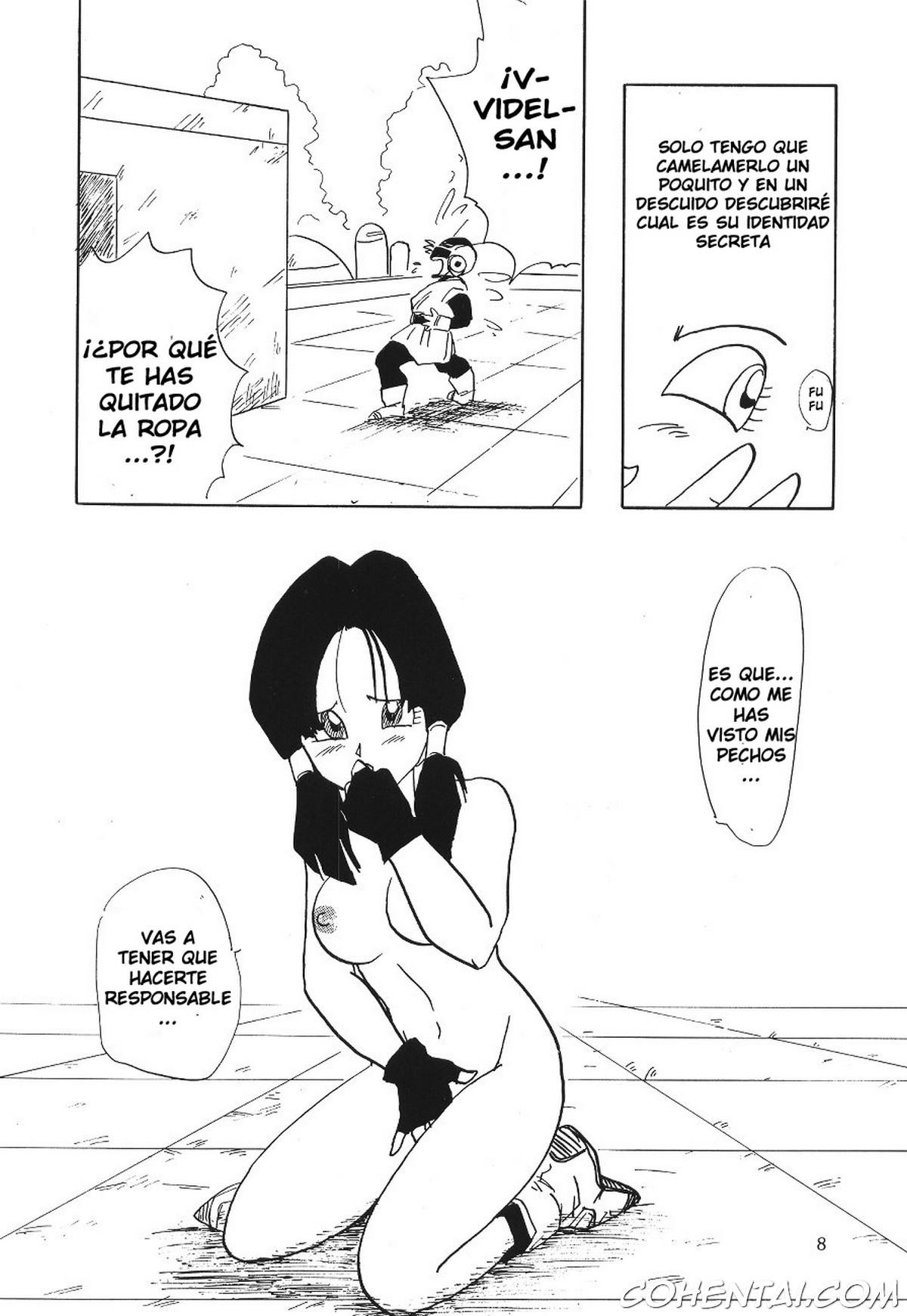 Watashi wa kare no mimoto o akiraka ni shimasu (Dragon Ball Z) xxx comics manga porno doujin hentai español sexo Dragon Ball Z Son Gohan Videl