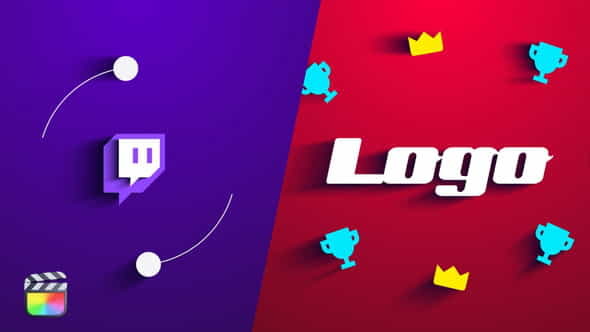 Twitch Logo Reveal - VideoHive 32215559