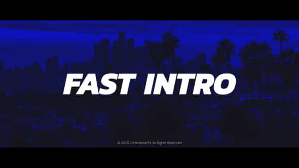 Fast Intro - VideoHive 21283504