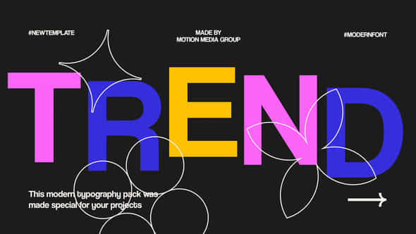 Bright Typography Intro - VideoHive 56025370