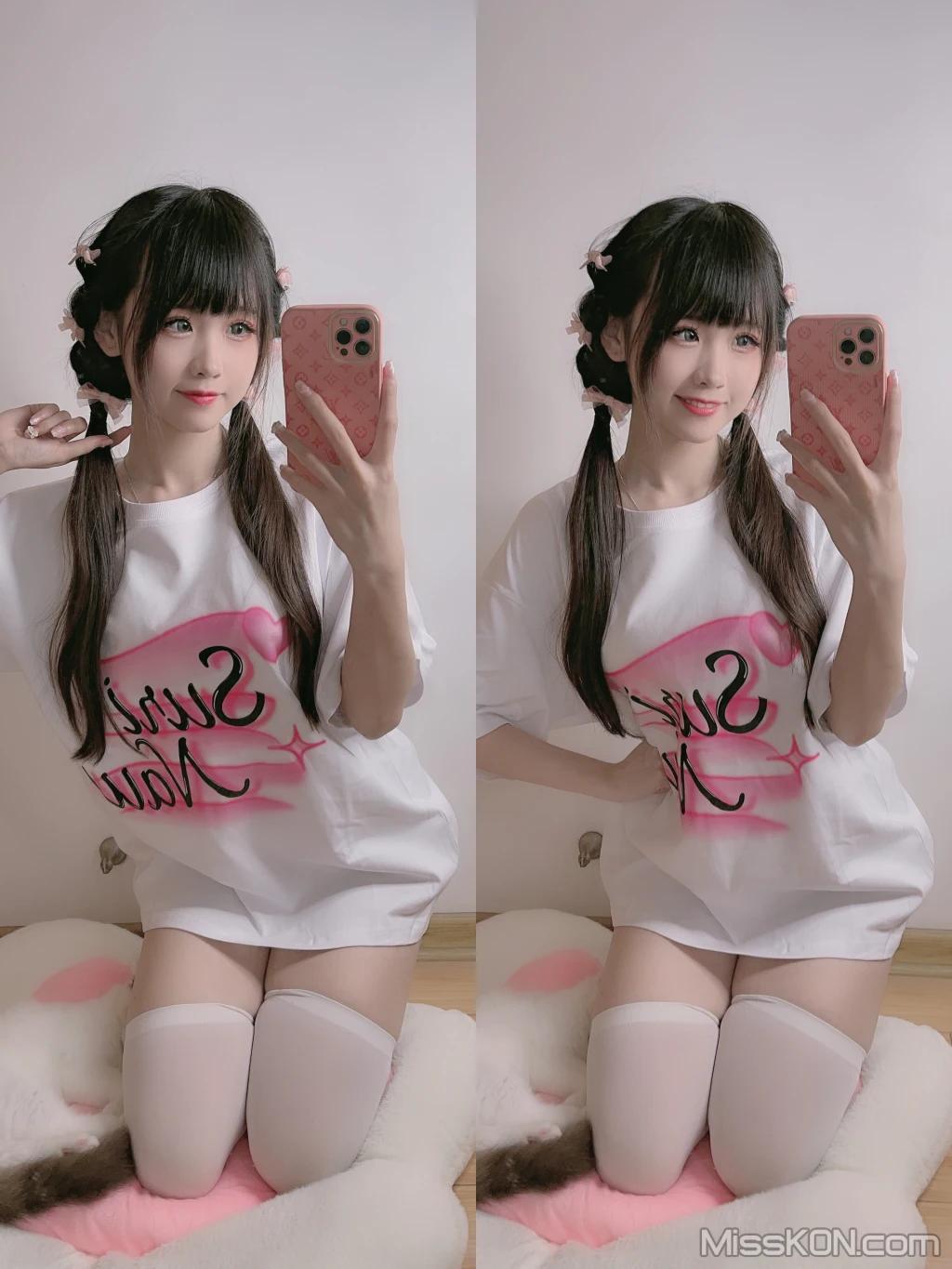 Coser@miko酱ww: mikoの白丝01 (241 photos)(37)