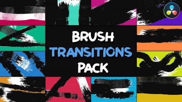 Brush Transition Pack - VideoHive 43899326