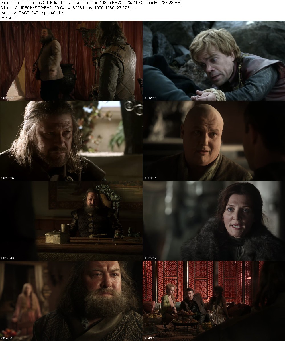 Game of Thrones S01E05 The Wolf and the Lion 1080p HEVC x265-MeGusta