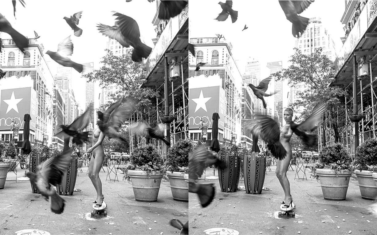 Голая Мариса Папен на скейте на улицах Нью-Йорка / Marisa Papen Boarding through the Streets of New York by Gary Breckheimer Голая Мариса Папен на скейте на улицах Нью-Йорка / Marisa Papen Boarding through the Streets of New York by Gary Breckheimer