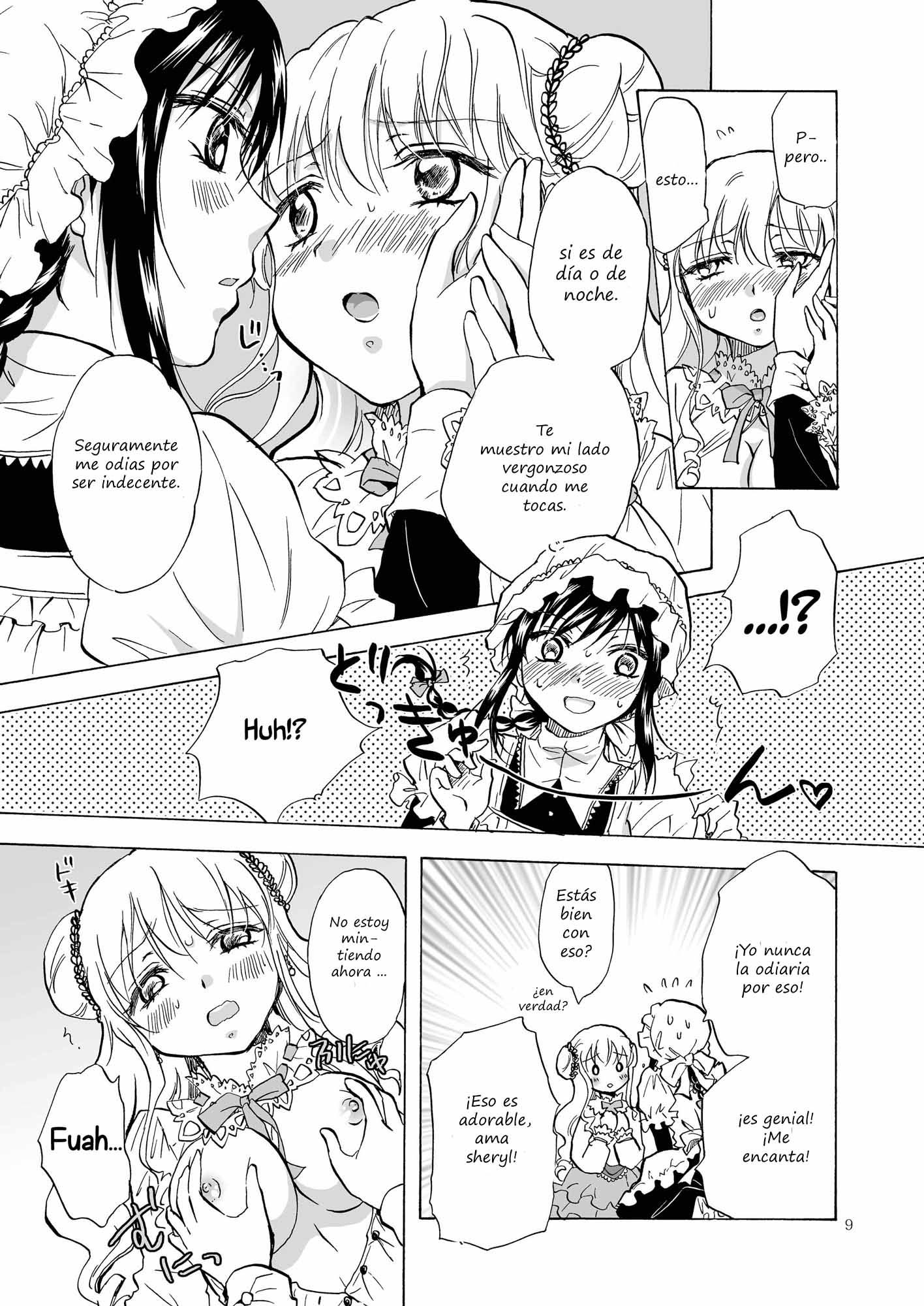 [peachpulsar (Mira)] Mistress-Maid Yuriyuri Manga - 8