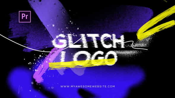 Glitch Grunge Distortion Logo Intro - VideoHive 29262752