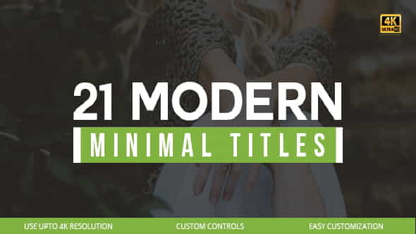 21 Modern Titles - VideoHive 20306047