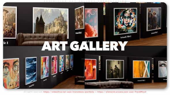 Exhibition Art Gallery Presentation - VideoHive 38022743