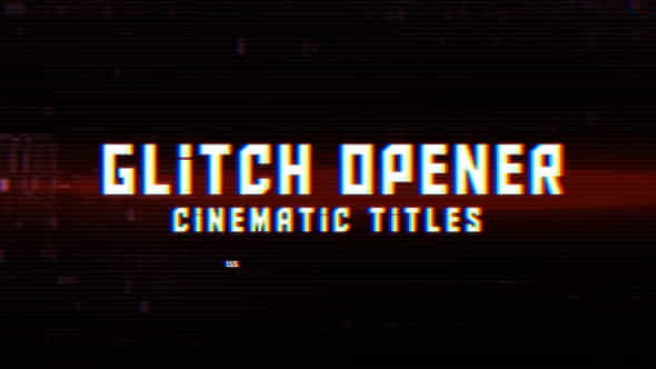 Digital Glitch Opener - VideoHive 19291072