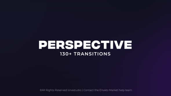 130+ Perspective Transitions - VideoHive 38543929