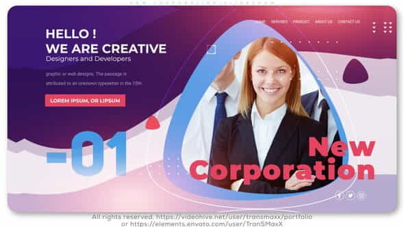 New Corporation Slideshow - VideoHive 25594346