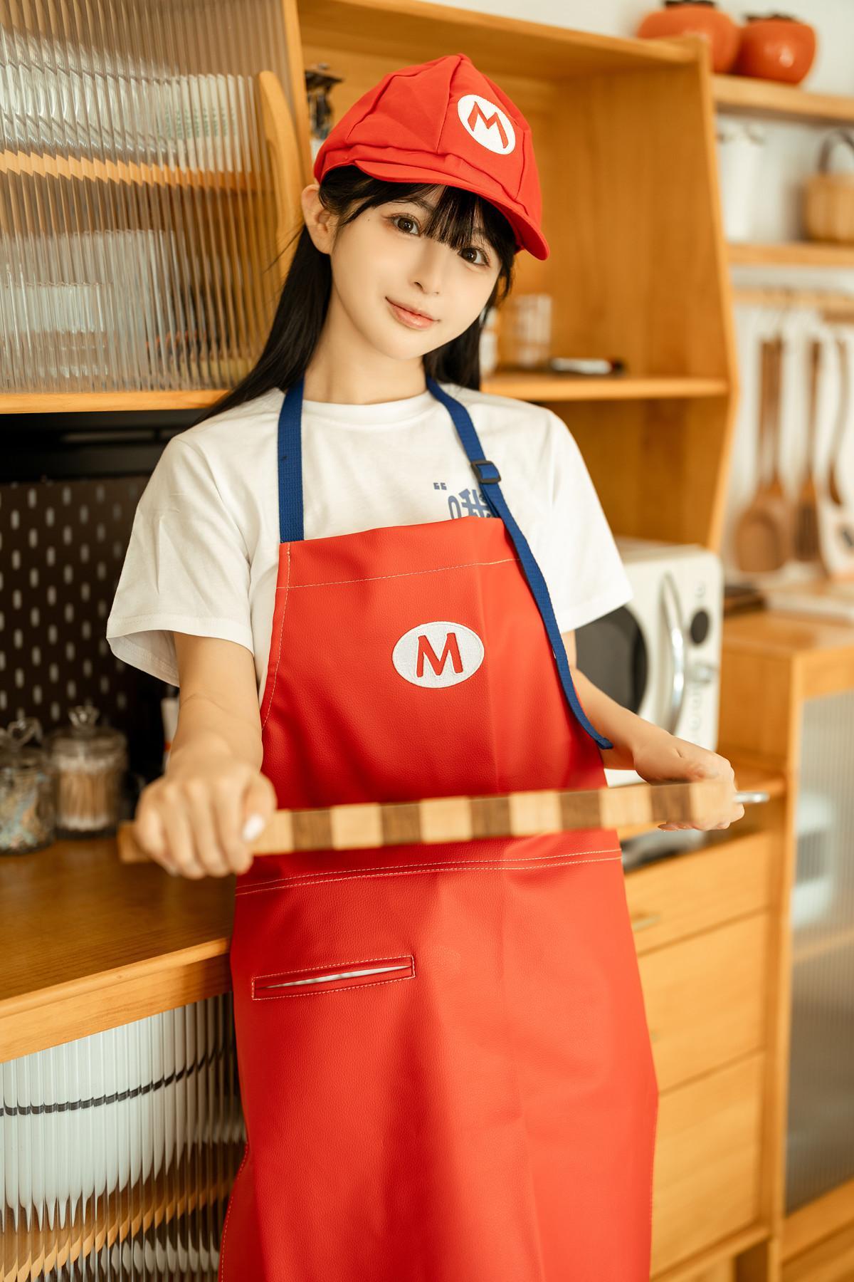 Cosplay 桜井宁宁 马里奥围裙 Mario Apron(10)