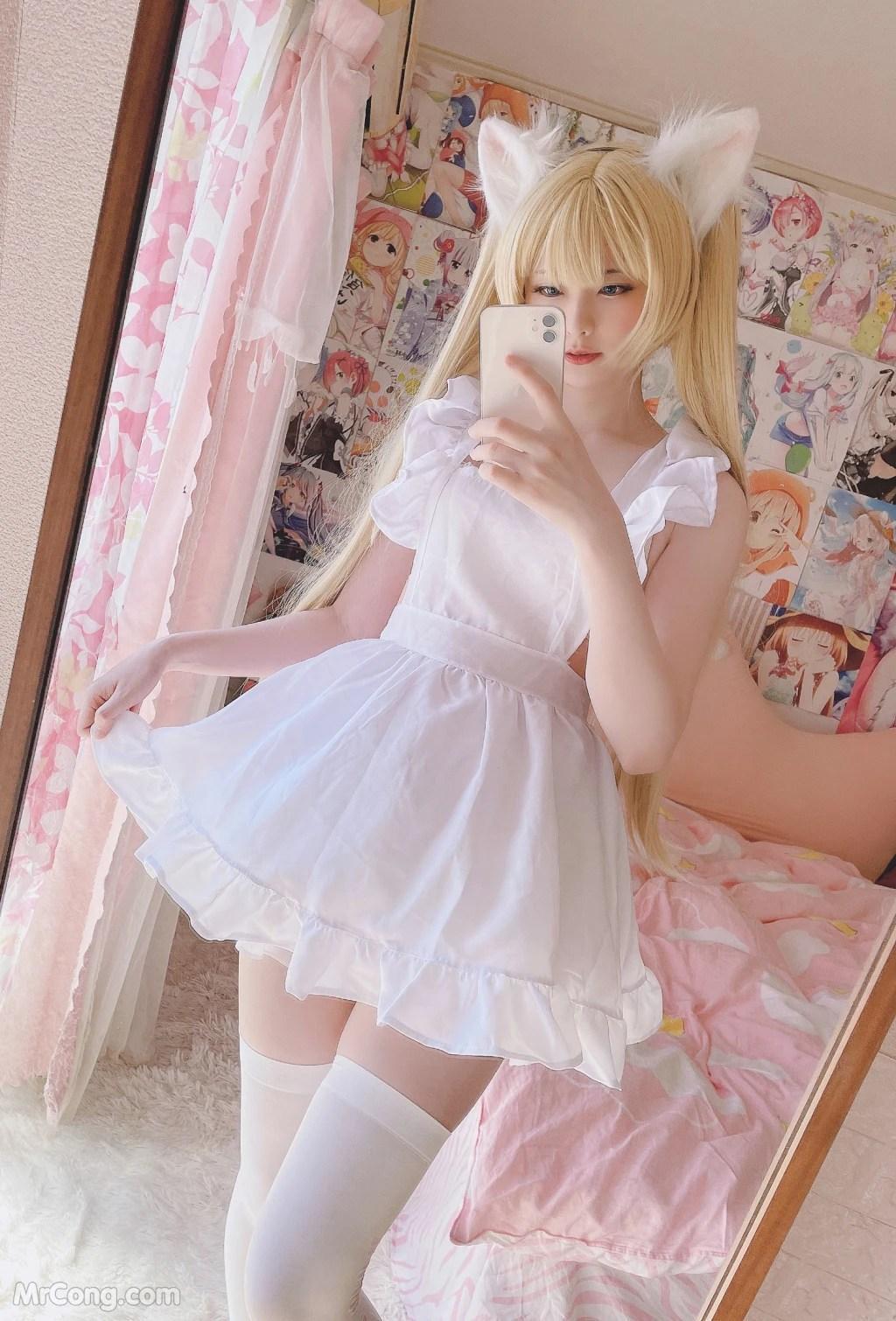 Coser@习呆呆: 猫耳女仆 Necomimi Maid Servant (50 photos)(47)