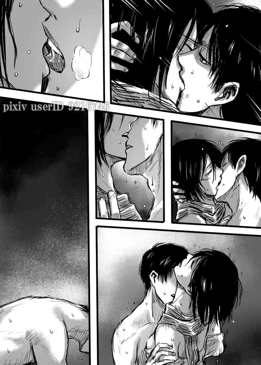 Shingeki No Kyojin - Eren X mikasa R-18 capitulo 1 - Eren le mete su titan a mikasa - 11