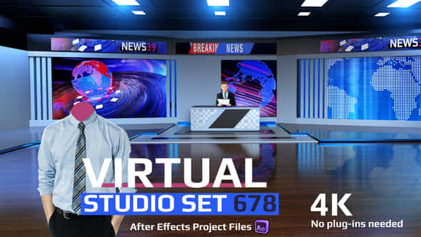 Virtual Studio Set - VideoHive 33022178