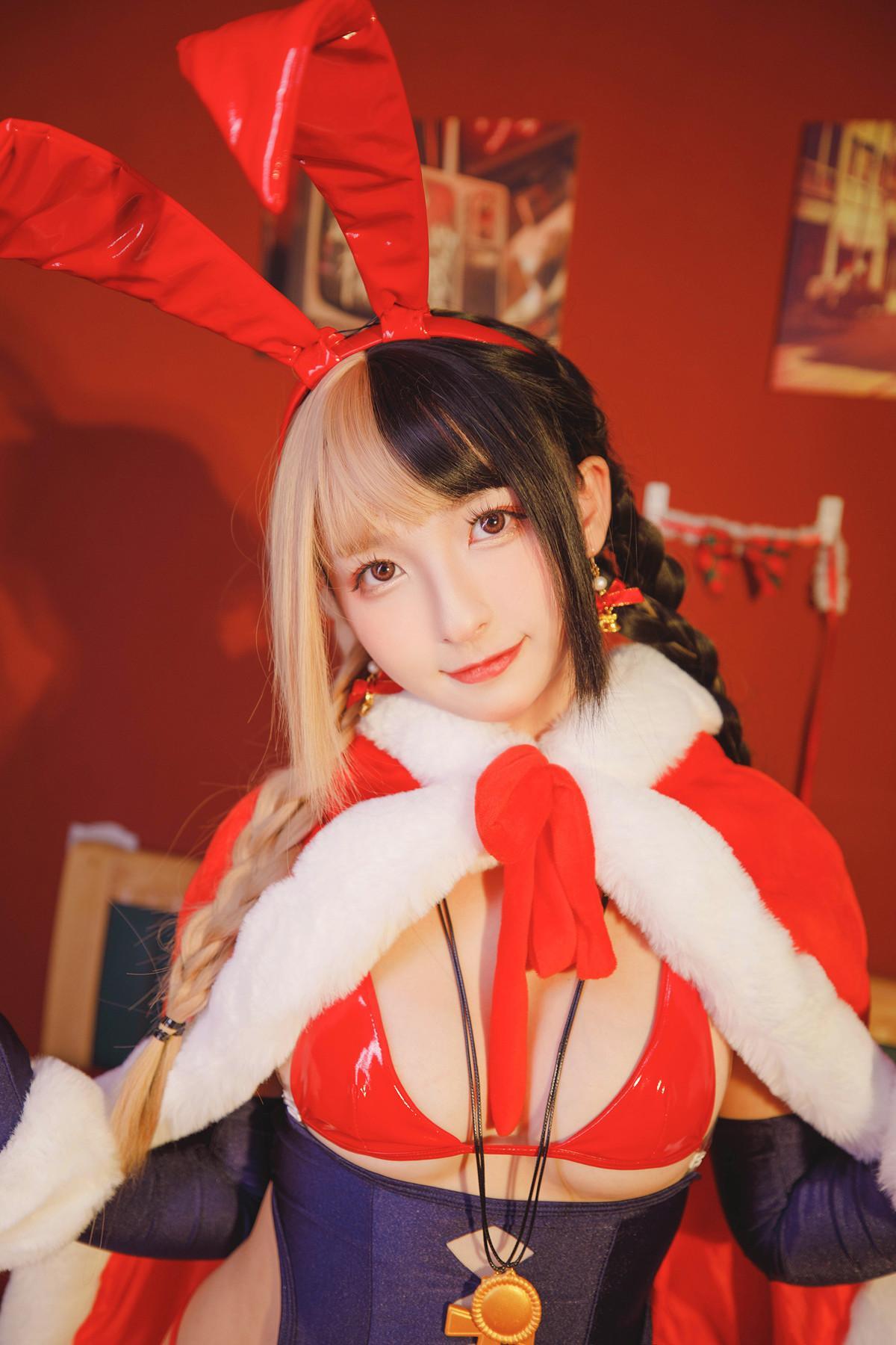 Cosplay 神楽坂真冬 绝对企画-圣诞小鹿《鹿の恩返し》 Set.02(3)