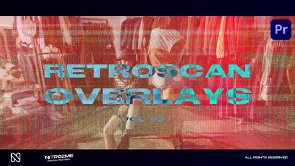 Retroscan Overlays Vol 02 For Premiere Pro - VideoHive 50653698