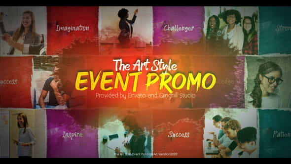 Art Style Events Promo - VideoHive 28154930