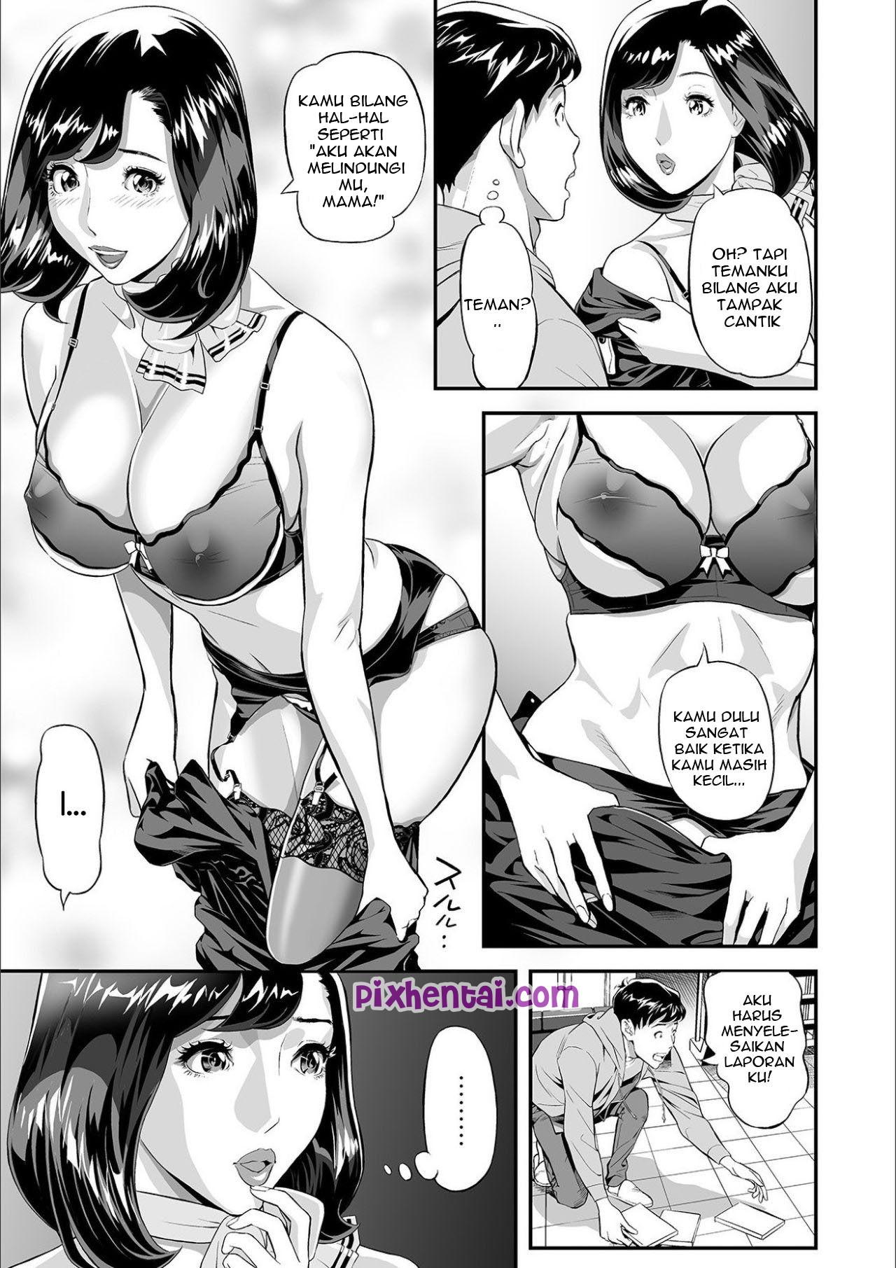 Komik Hentai Menyelamatkan Mama yang Hendak digagahi Om-Om Manga XXX Porn Doujin Sex Bokep 03