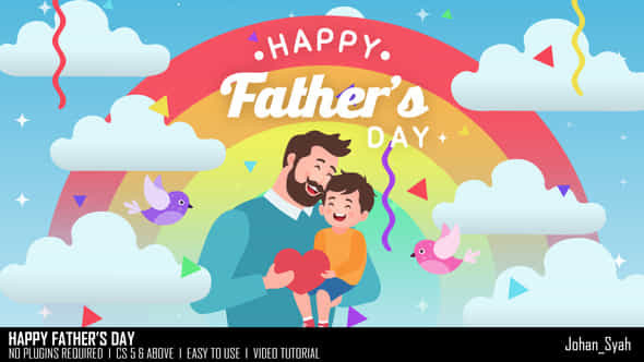Happy Fathers Day - VideoHive 52727549