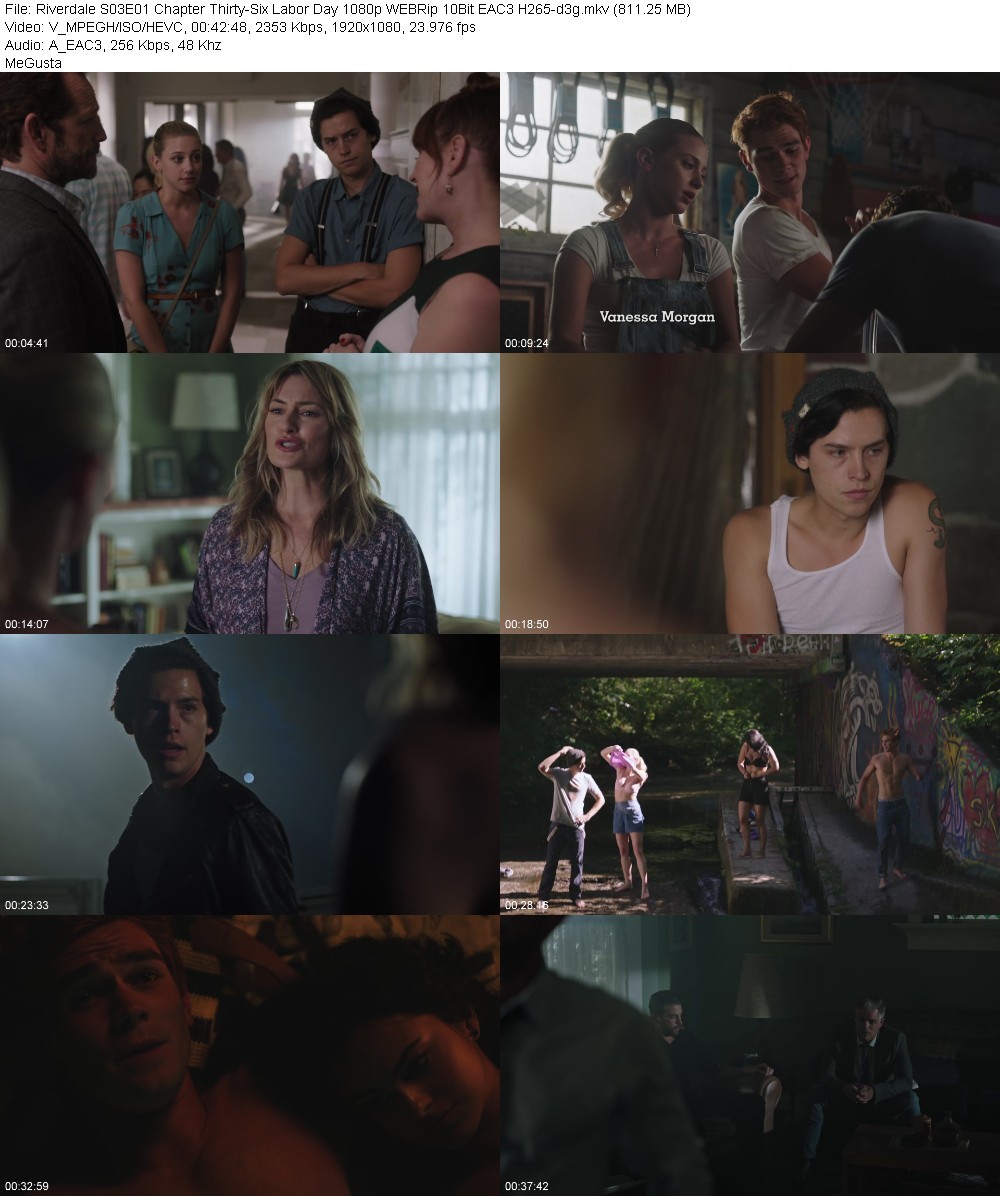 Riverdale S03E01 Chapter Thirty-Six Labor Day 1080p WEBRip 10Bit EAC3 H265-d3g