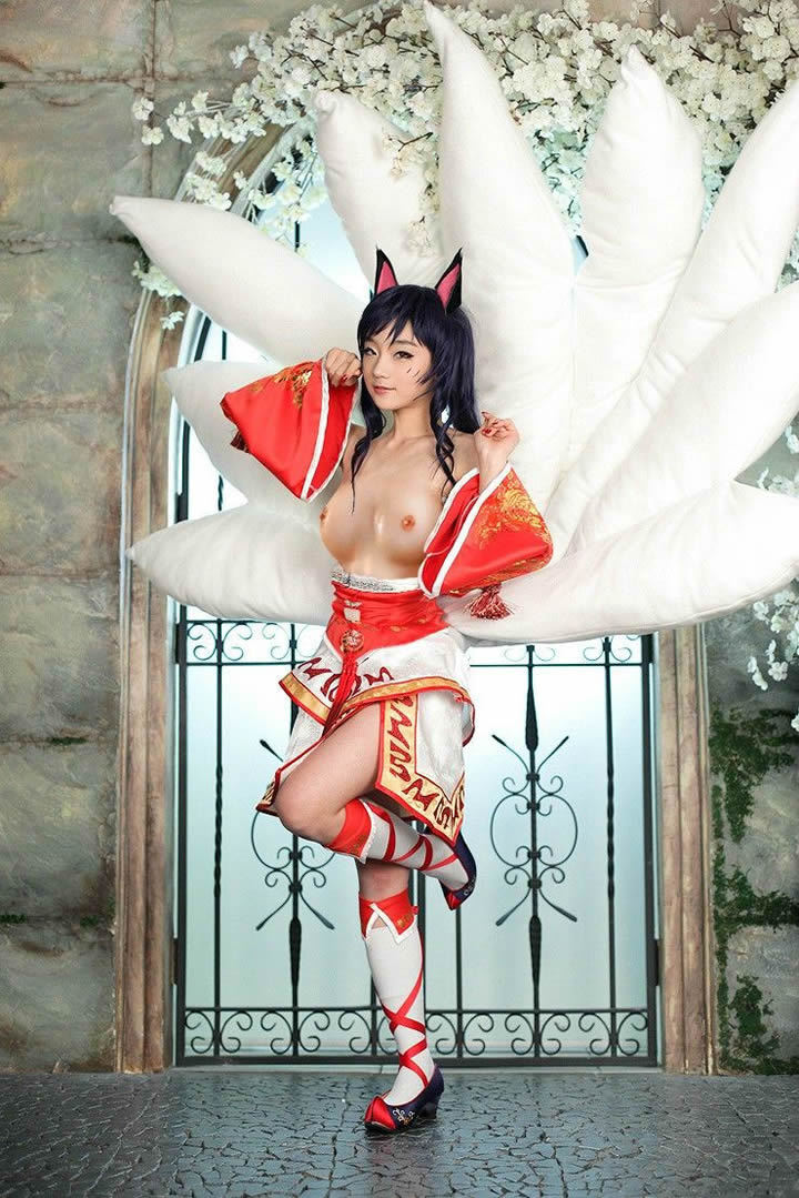 网红美女cosplay螺旋猫PS无圣光套图写真(5)