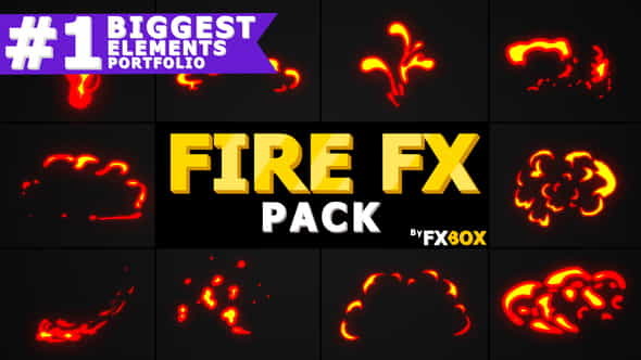 Flash FX Flame Elements | - VideoHive 22281292