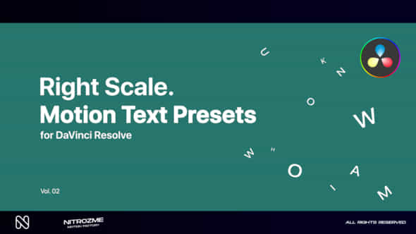 Right Scale Motion - VideoHive 46705592