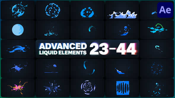 Advanced Liquid Elements - VideoHive 47621597