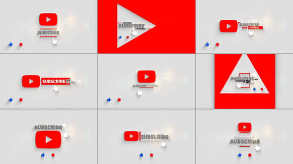 Youtube Subscribe Button - VideoHive 28697462