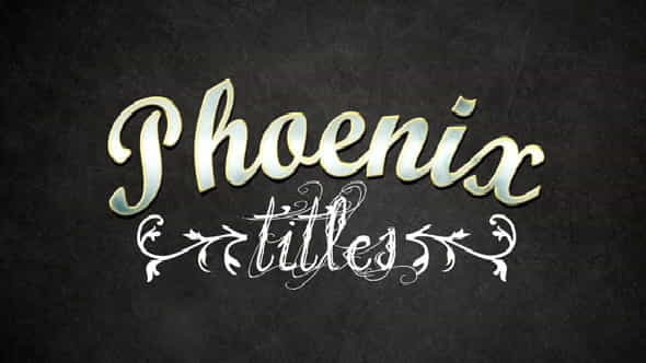 Phoenix Titles - VideoHive 5019986