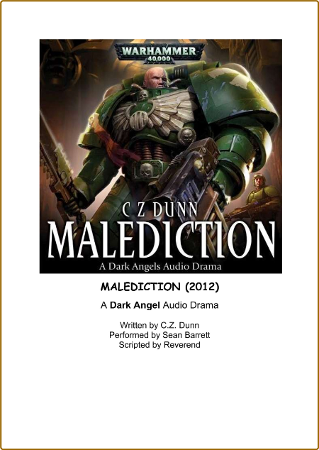C  Z  Dunn - Malediction (Audio Book)