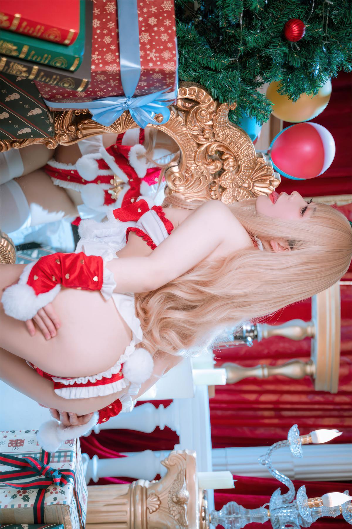 Cosplay 虎森森 圣诞精灵 Christmas(62)