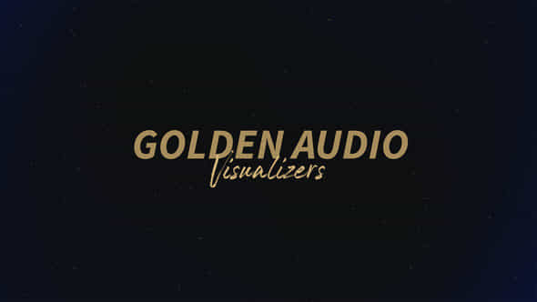 Golden Audio Visualizers - VideoHive 46554121