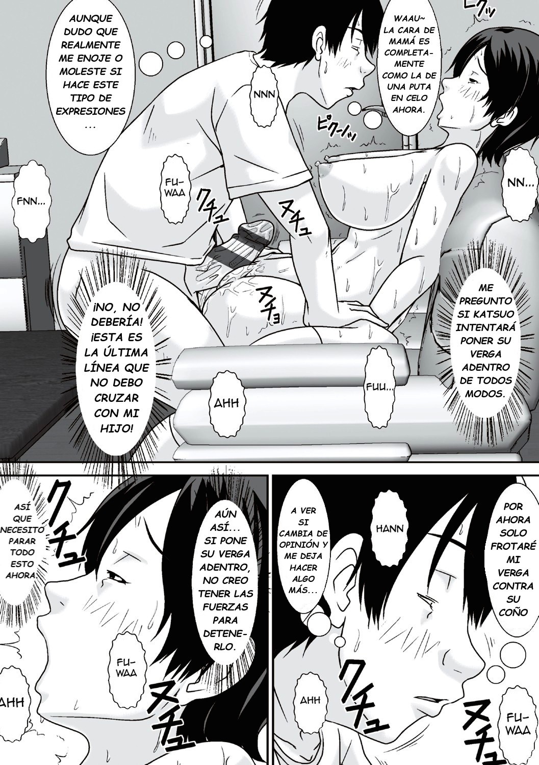 [Hoyoyodou] Kora! Anta Hahaoya o Kudoite Nani Shiyoutte Iu no!  ¡Oye! ¡¿Qué haces seduciendo a tu madre! [Spanish] [GB]