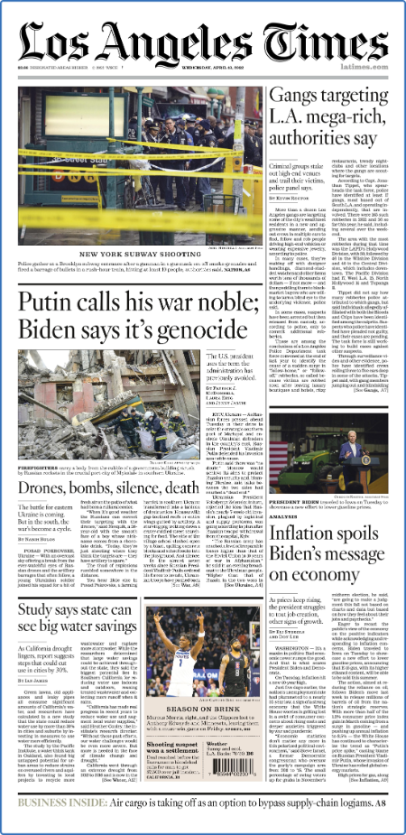 Los Angeles Times - April 13, 2021