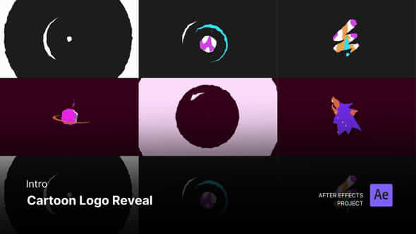 Introopening Cartoon Logo Reveal After Effects Project Files - VideoHive 56233810